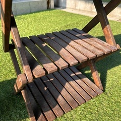 折りたたみ木製ラックの画像