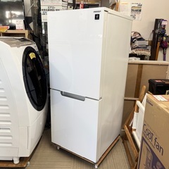 【超美品‼️】シャープ 2021年製 152Lノンフロン冷凍冷蔵庫 プレーンリー 高級ガラスドア プラズマクラスター搭載 ホワイト♪の画像