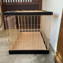 犬のゲージ Richell リッチェル　木製お掃除簡単ペットサークル 90-60の画像