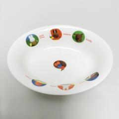 8-496-3 子供　食器(カレー皿)＃10383の画像