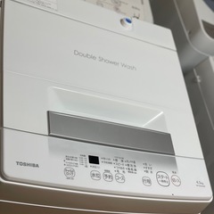 送料・設置込み可　洗濯機　4.5kg TOSHIBA 2023年【分解クリーニング済み】の画像