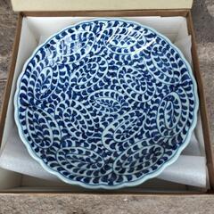 未使用皿4　有田焼蛸唐草皿　径約24.5cmの画像