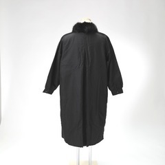 ファーコート  その他アウター ブラック  Fur Court  ラビットファーの画像