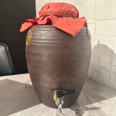 白焼酎 陶器製容器 付属スピゴットの画像