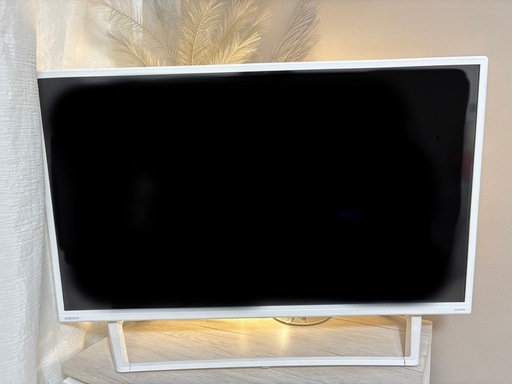 Chromecast付き！オリオン 32型3波 ハイビジョン液晶テレビ ホワイト