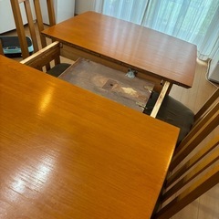 （交渉中）伸長式ダイニングテーブルセットの画像