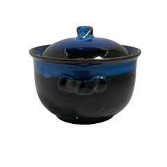 食器 ブラック/ブルー   箱付き 5点セットの画像