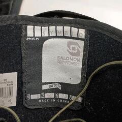 0826-175 SALOMON スノーボードブーツ ブラックの画像