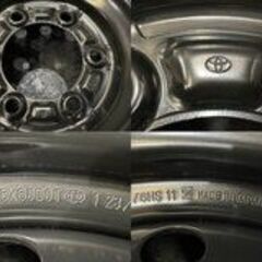 【新車外し】TOYOTA トヨタ 200系ハイエース レジアスエース 純正ホイール 純正スチールホイール 15インチ 4本 6J6HPCD139.7+35　(VVH52)の画像