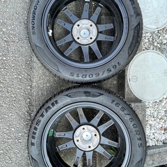 ハスラー用スタッドレスタイヤアルミホイール付き　165/60r15  4本セットの画像