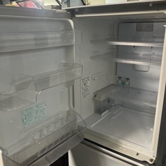 O2508-739 シャープ ノンフロン冷凍冷蔵庫 SJ-PW35W-S ジャンク品 冷凍冷蔵機能不可の画像