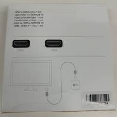 【純正】Apple HDMI to HDMI Cable/1.8ｍ/ケーブル〈MC838FE/B〉の画像