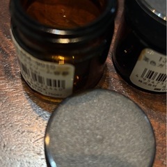 新品未使用 生活の木 茶色ガラスクリーム容器 25ml 4個セット①の画像