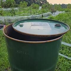ドラム缶焼却炉DIYの画像