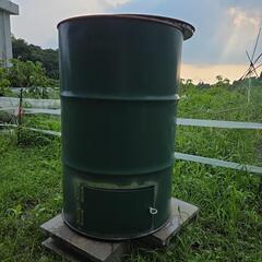 ドラム缶焼却炉DIYの画像
