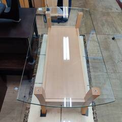【愛品倶楽部柏店】Calligaris カリガリス ガラストップ センターテーブルの画像