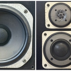 ◯ONKYO MONITOR 100R オンキョー モニター スピーカー ペア オンキヨー 3WAY バスレフ ブックシェルフ型 現状渡し■ジモティ姫路の画像