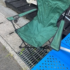 アウトドアセット 椅子テーブル 日除テント 折りたたみ椅子  パラソル 現状品　の画像