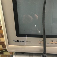National電子レンジ動作確認okの画像