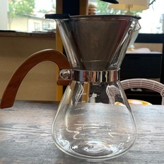 美原店 ニトリ コーヒードリッパーセット 600ml　ミドルブラウンの画像