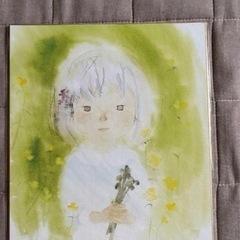 いわさきちひろ　色紙額縁セットの画像