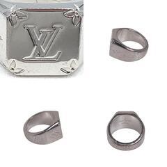 ルイヴィトン M62487 リング・指輪 シルバー  LOUIS VUITTON シグネットリング モノグラムの画像