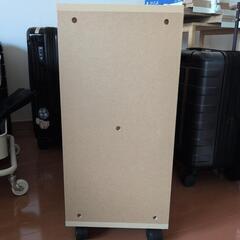 MUJI 無印良品
パルプボードボックス・キャスター付
ページュ（タテヨコ仕様）の画像