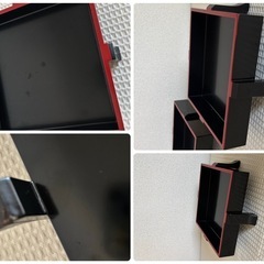 和風　漆器風脚付菓子器？約18.5×18.5cm　高さ約7cmお正月にお寿司にもの画像