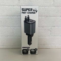 スーパー急速充電 車載充電器 DC12V/24V 4台同時充電 typeCの画像