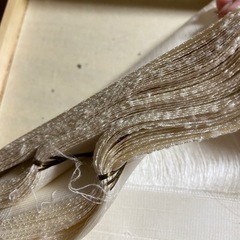 茜紬反物の画像
