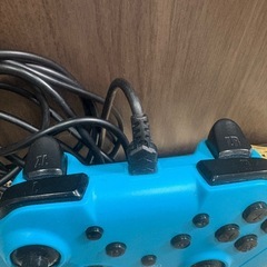 連射コントローラ ＳＷ Switch ブルー 有線コントローラーの画像