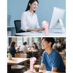 【訳あり】ハンディファン 3段階風量 コンパクト スティック 充電式 新品

の画像