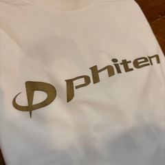 【phiten ホワイトTシャツ】の画像