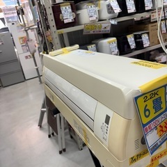取付可【ダイキン/エアコン2.2k】【6畳用】★2017年製　クリーニング済み/６ヶ月保証付き【管理番号12608】D-22-0726  桒の画像