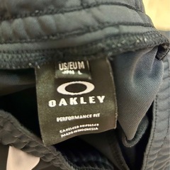 美品 OAKLEY オークリー　ジャージ 下 L 黒 メンズ ロングパンツ 長ズボン ジョガーパンツ トラックパンツ ブラックの画像