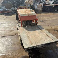 【福岡県みやま市】中古 動作OK kubota クボタ クローラー 運搬車 HH501 ガソリンエンジン GN250-EM 6.8馬力 ハーベスタ 改造車 運搬機の画像