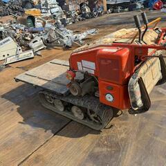 【福岡県みやま市】中古 動作OK kubota クボタ クローラー 運搬車 HH501 ガソリンエンジン GN250-EM 6.8馬力 ハーベスタ 改造車 運搬機の画像