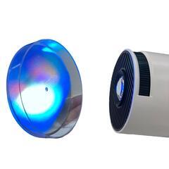 186001 現状品 プロジェクター BSK01  ホワイト 小型 家庭用 Android WiFi ホームプロジェクター Bluetooth 4K対応 ホームシアター [250522HM120112]の画像