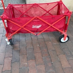 coleman🔴折り畳みアウトドアワゴン メッシュタイプの画像