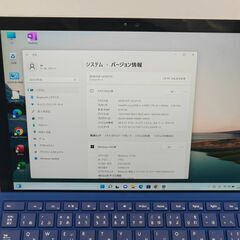 バッテリー◎ 12.3 マイクロソフト 2in1 タブレットPC Surface Pro 4 1724 Core i5-6300U windows11 pro 8GB SSD256GB  カメラあり オフィス (C077)の画像