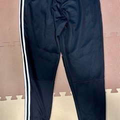 美品　アディダス ジャージ 下 L 黒 メンズ ロングパンツ 長ズボン ジョガーパンツ トラックパンツ adidas ブラック の画像