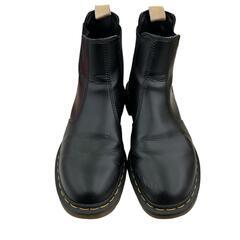 現状品 Dr.Martens ドクターマーチン QUAD PLATFORM CHELSEA　チェルシーブーツ　サイドゴア　厚底 VEGAN 2976  26 ブラック ユニセックス [1000025421308]の画像