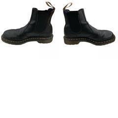 現状品 Dr.Martens ドクターマーチン QUAD PLATFORM CHELSEA　チェルシーブーツ　サイドゴア　厚底 VEGAN 2976  26 ブラック ユニセックス [1000025421308]の画像