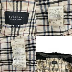 199990 BURBERRY BLACK LABEL バーバリーブラックレーベル その他アウター M ブラック ポリエステル/コットン/羊毛 メンズ [1000021833785]の画像