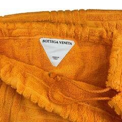 186005 現状品 BOTTEGAVENETA ボッテガヴェネタ 大判 ビーチタオル イントレチャートパターン バスタオル オレンジ [1000023072779]の画像