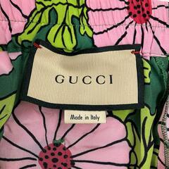 186005 GUCCI グッチ ケンスコット フローラル シルクショーツ ハーフパンツ 50 シルク メンズ [1000023045889]の画像