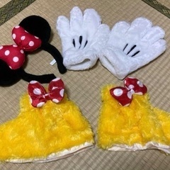 ディズニー　ミニーちゃんコスチューム　5点セットの画像