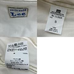 186004 新品未使用 Lee リー デニムジャケット S 白 コットン レディース [1000025358659]の画像