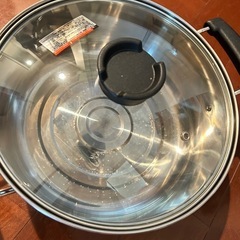 ガス　IH ステンレス2段蒸し器　26㎝の画像