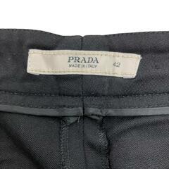 186005 PRADA プラダ スラックス 42 ブラック メンズ [1000023072809]の画像